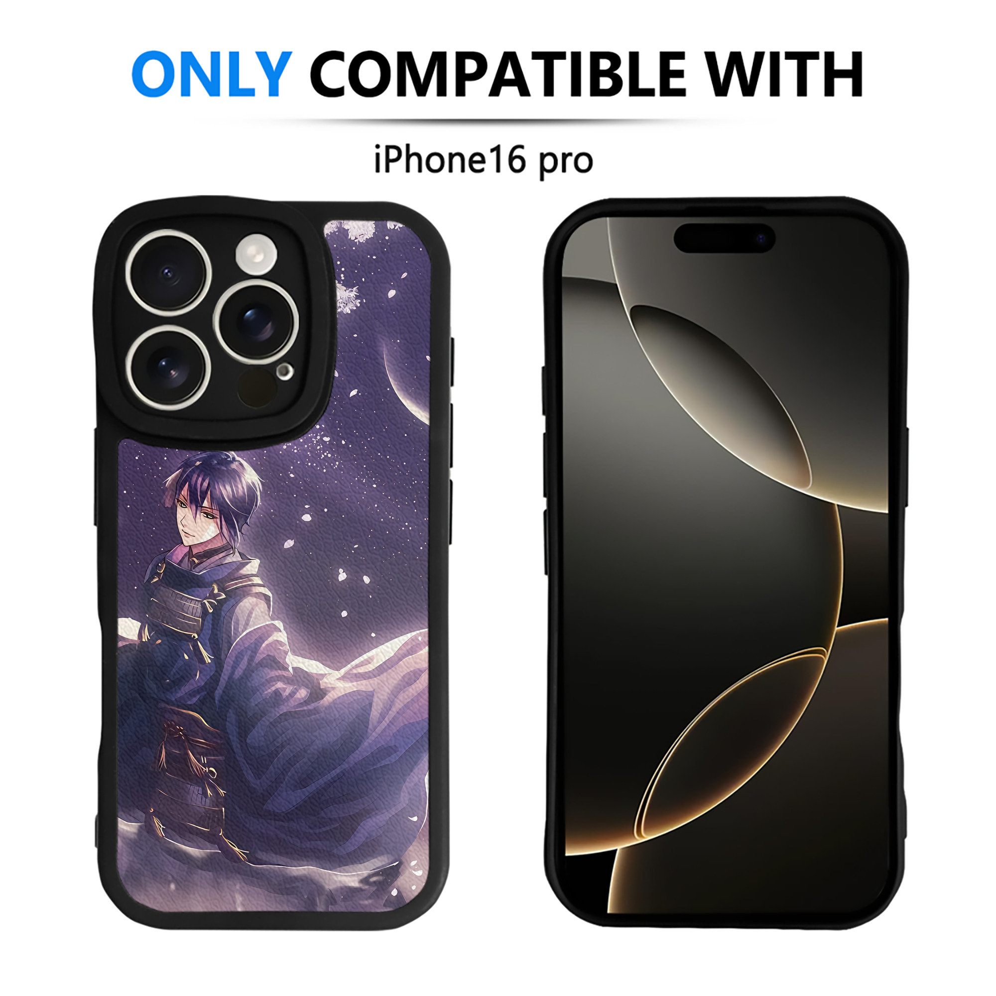 （画像用） 刀剣乱舞 Touken Ranbu 【iPhone 16シリーズ対応】シリコンスマホケース（レザー調） 材質：シリコン